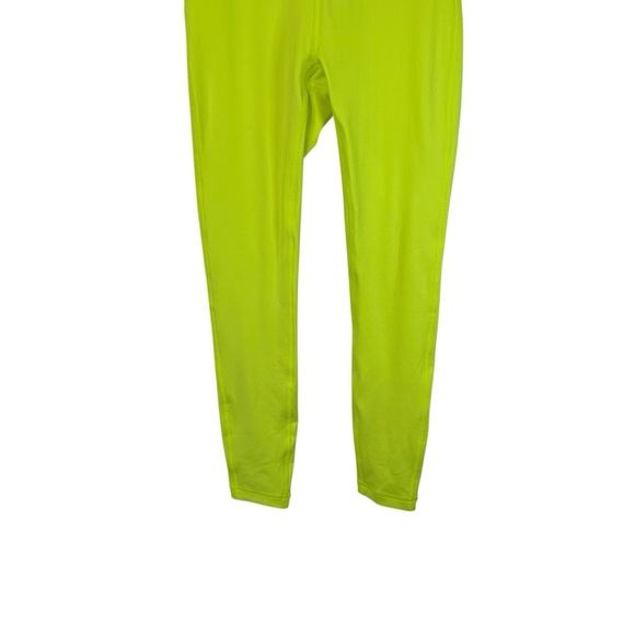 Lululemon Wunder Under Neon Yellow Luxtreme Tight 25" High Rise Size 2 - Picture 3 of 10
